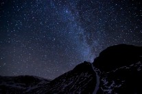 The Milkyway erupting from Diagonal gully version 2