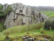 The crag at Craig y Ddol in Llanberis Pass.