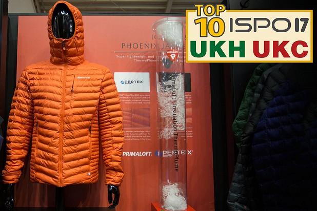 Montane and Primaloft ThermoPlume Synthetic Down - Winner of the UKC Top 10 Award at ISPO 2017  © UKC Gear