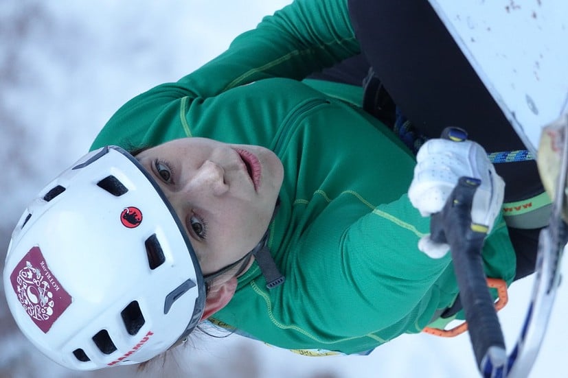 Eimir McSwiggan: An Irish ice climbing talent  © Kang Rhea