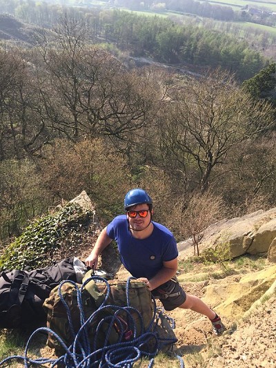 A sunny April day's pootle on the rock...  © Julian Lenahan