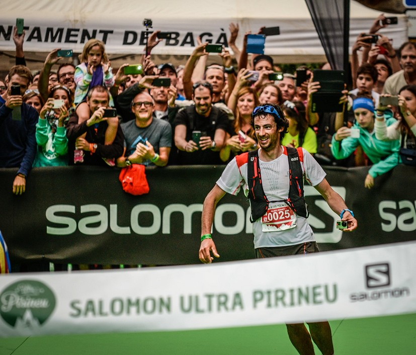 Winning the Ultra Pirineu 2015  © Oriol Batista