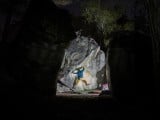 Night time bouldering session