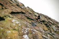 Gelli's Gilding the Lily, 6a, 1 star.  Will Chislett onsight.