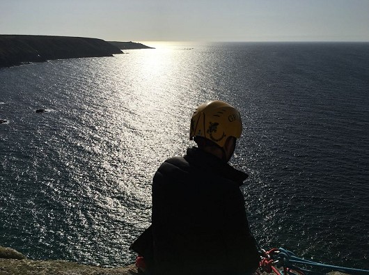 A fabulous view for the belayer at the top  © NigelHurst