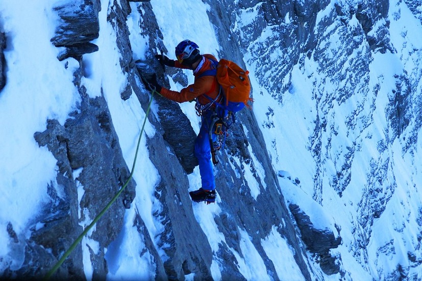 Traverse of the Gods, Heckmair Route, Eiger North face  © Peter Habeler