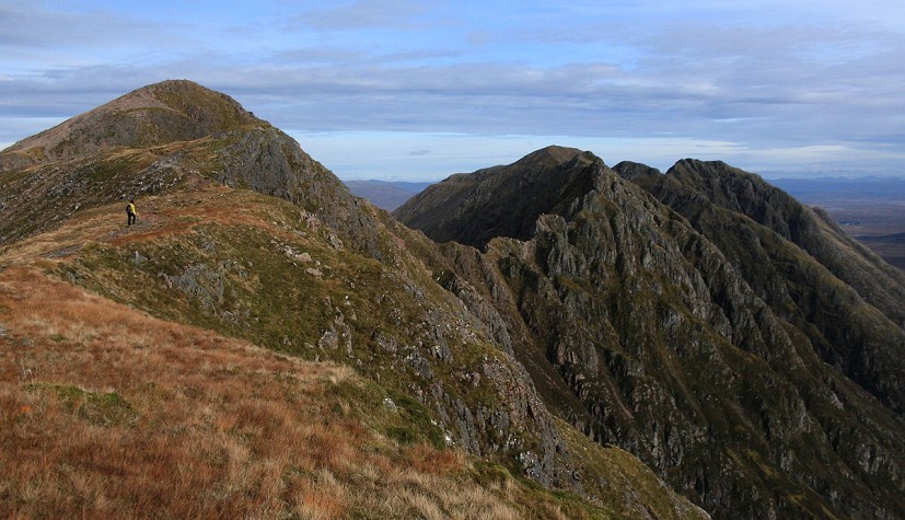 The Aonach Eagach, two Munros on Hazel's hitlist for June  © Dan Bailey