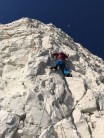 Sustained C6+. New route and not in guidebook yet. Route called 'Snowflake'