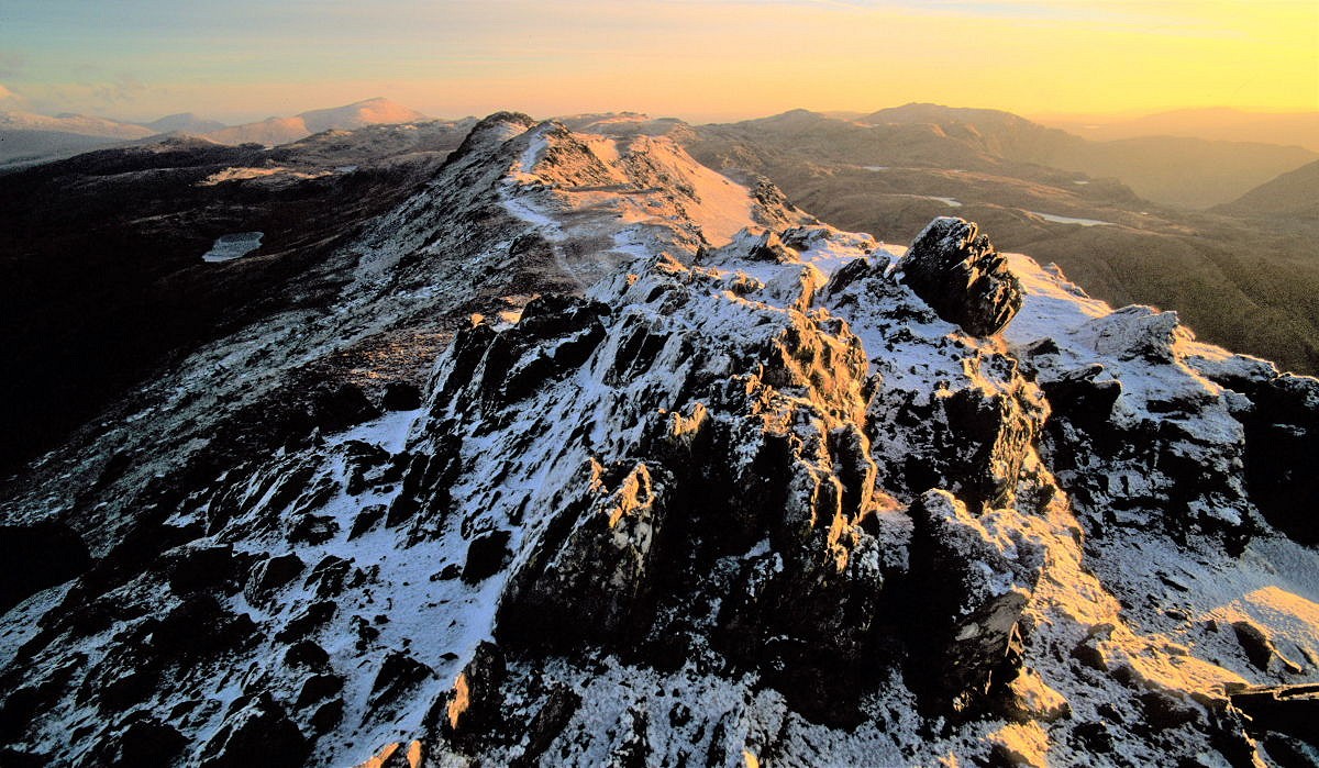An early winter's morning on the summit of Cnicht  © Myrddyn Phillips