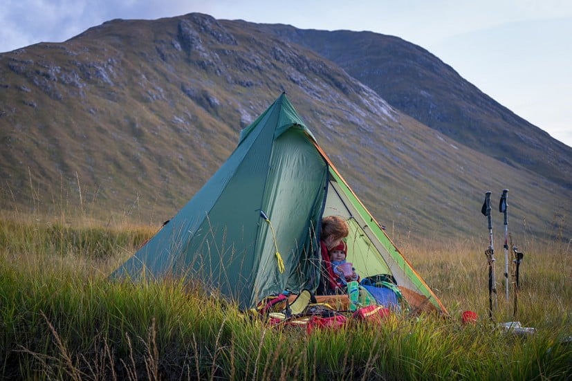 My daughter’s first wild camp in Glen Etive. Soon to be out of bounds?  © David Lintern
