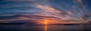 Sunset over Rathlin island<br>© Alex Riley