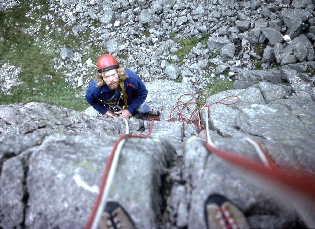Dougie Mullen on King Rat,  second pitch  © Colin Ogilvie