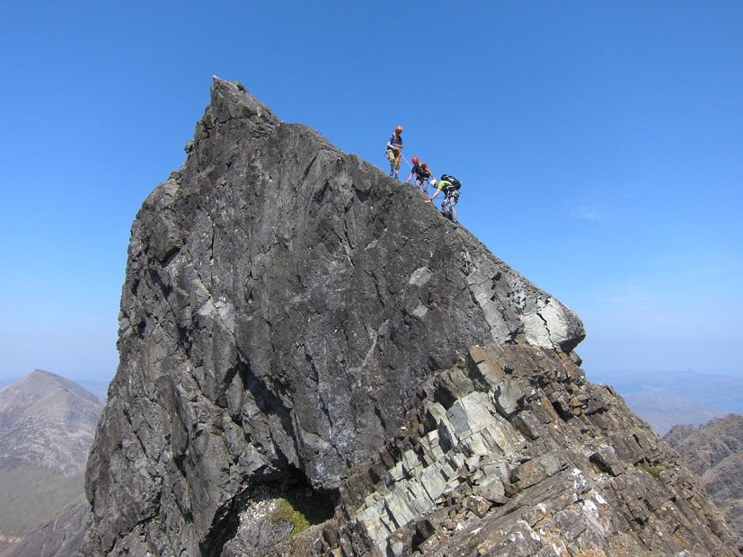 The Impostor, on the south ridge of Clach Glas  © Dan Bailey