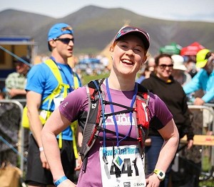 Claire at the Keswick Mountain Festival marathon  © James Kirby