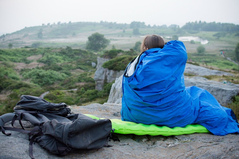 If you appreciate extra comfort on a camp or bivvy, the Trail King rules OK  © Richard Prideaux