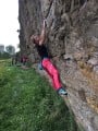Gill on her local project, the 300ft Traverse of the Gods
