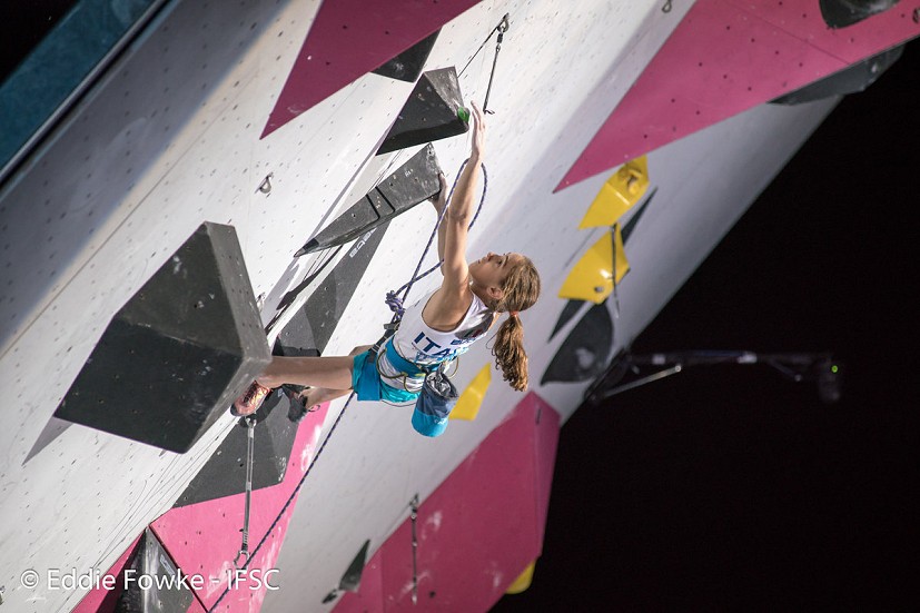 16 year old Laura Rogora of Italy: one to watch out for  © Eddie Fowke/IFSC