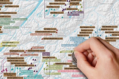 Munro Maps scratching  © Maps International
