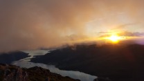 Stunning sunset from the pap of Glencoe