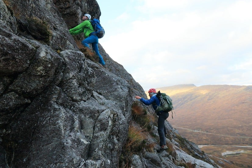 There are better known scrambles than Broad Buttress, but few of better quality  © Dan Bailey