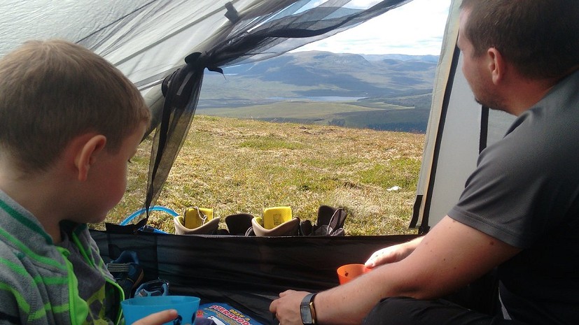 Wild camping in Drumochter  © Wilcox family