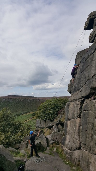 First weekend of outdoor climbing, Ash Tree Wall, Burbage North  © alexmendes