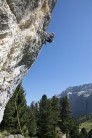 Climbing at the Sella Pass / Dolomites