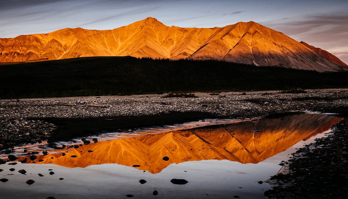Sunshine on the mountain, Snake River valley, YK  © Christopher Plishka