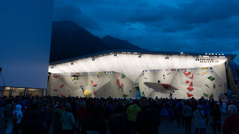 The Innsbruck Kletterzentrum: a new facility built with the Olympics in mind.  © Rob Greenwood - UKC
