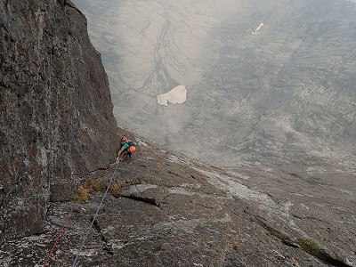 A stunning corner pitch on Welcome to the Wack E6 6a  © Jacob Cook