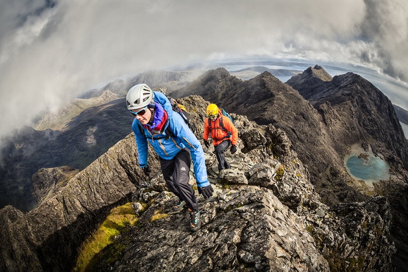 The Cuillin through a fisheye lens - the distortion accentuates the steepness and drama!  © Nadir Khan