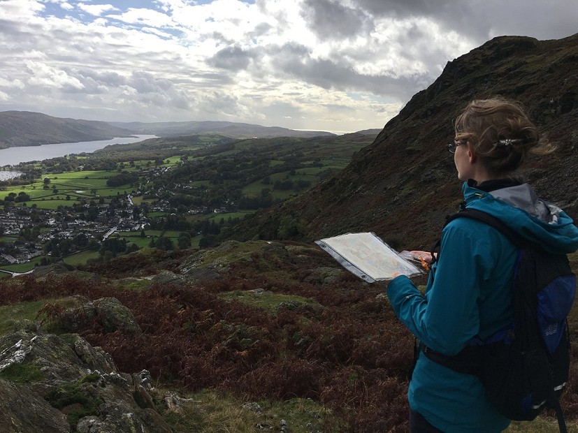 "It's key that people know how to use a map when they get into difficulty..."  © Ordnance Survey