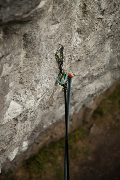 Climber 700 clipping a rope to a quickdraw - 2  © Rob Greenwood - UKC