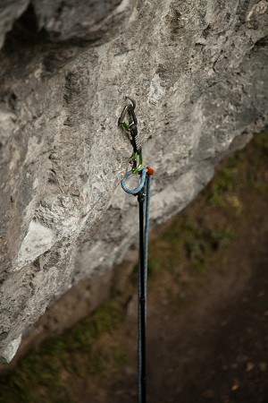 Climber 700 clipping a rope to a quickdraw - 1.5  © Rob Greenwood - UKC
