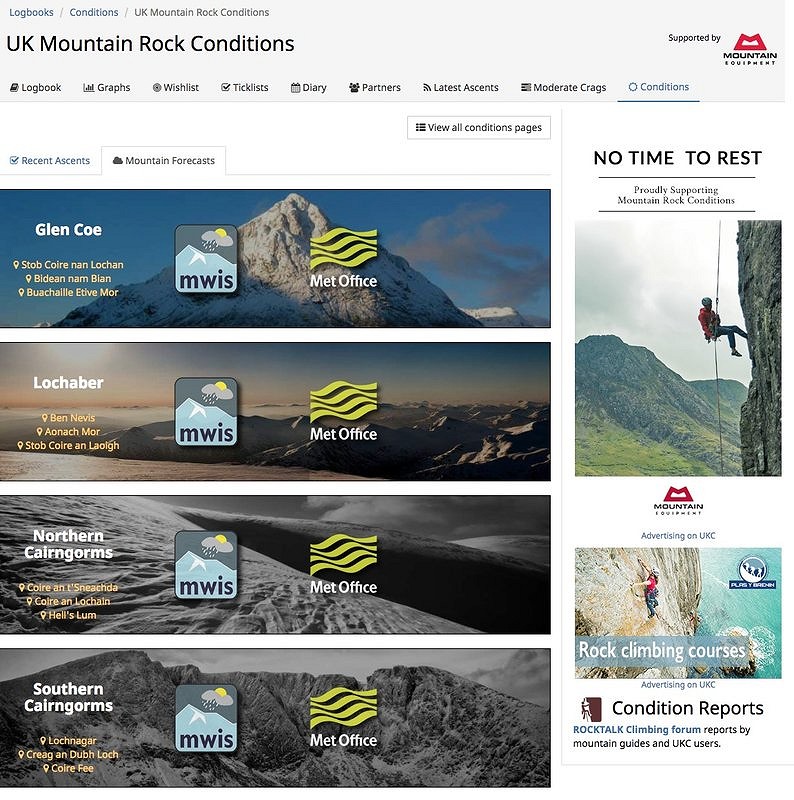 Mountain Rock Forecasts