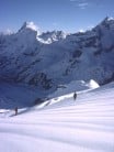 Kishtwar Himalaya 1976 - summit slopes of Taragiri (17,700 feet).