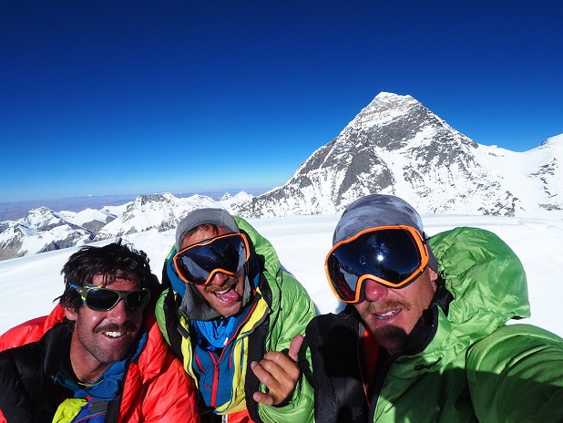 Le Gang des Moustaches: recognised for their alpine style ascent of Nuptse's south face.  © Fred Degoulet
