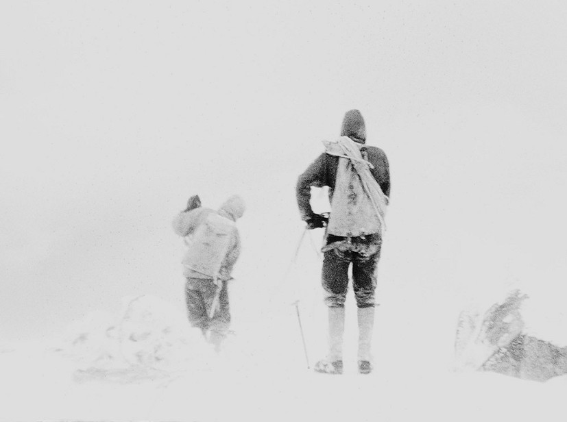 "White-out." Top of Gardyloo Gully, Ben Nevis, February 1967.  © Tony Marr