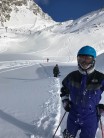 Off piste in Les Arcs. check the tracks.