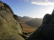 View from Hen Mountain, Mournes on a rare bright moment.