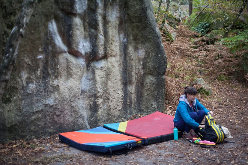 Enough space for your chalk, boots, flask, and a few bits more  © Rob Greenwood - UKC