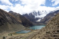 A typical Huayhuash view of 6000m monsters