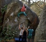 Fontainebleau bouldering doesn't get much better...