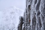 Guy Robertson and Greg Boswell on the third pitch of their new winter line on Bidean nam Bian