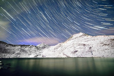 Snowdon at night  © philipburkephotography