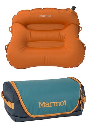 Cirrus pillow - RRP £35 & Compact Hauler - RRP £35  © Marmot