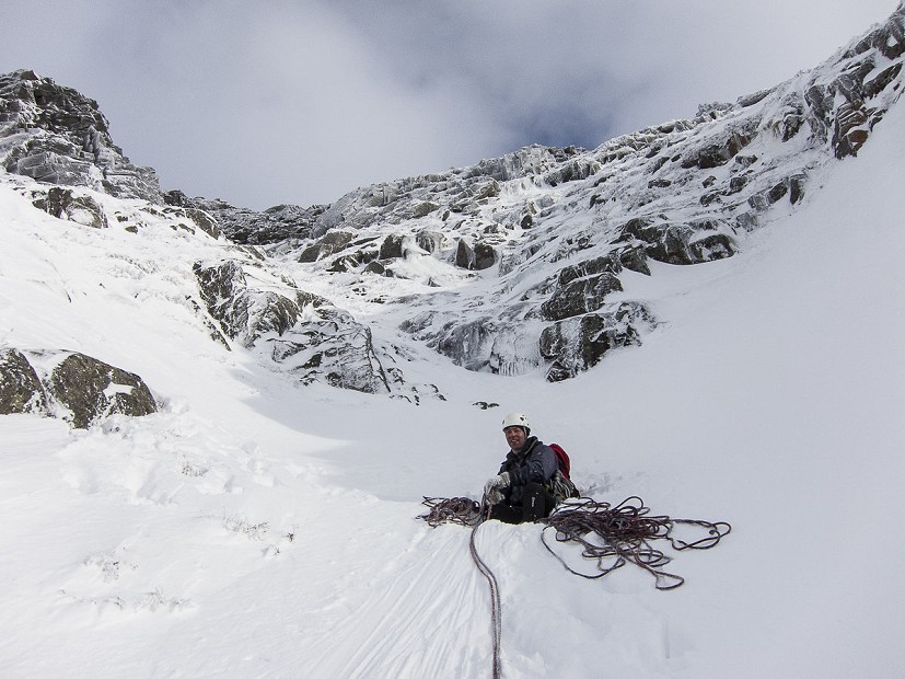 Knowing how to build snow anchors is essential winter climbing knowledge  © Dan Bailey