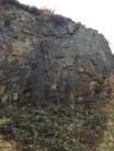 Close up of crag