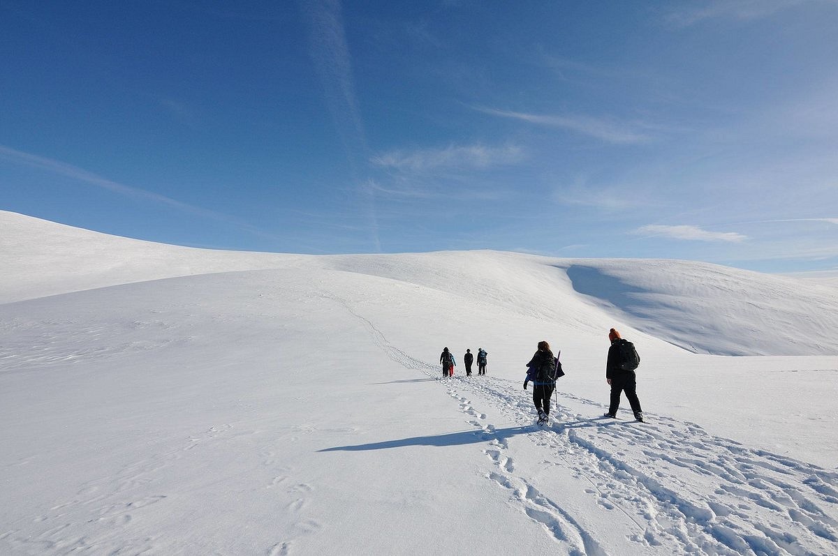 The Cairngorms on a stunning day - but would it be as easy if the weather went downhill?   © Geoff Cooper