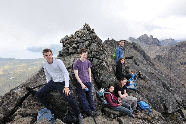 Happy team on the Cuillin  © Geoff Cooper
